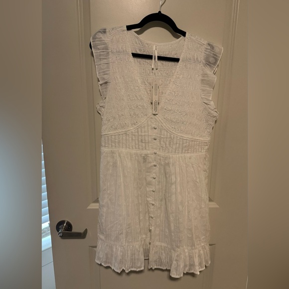 Anthropologie White Peregrine Mini Dress - Picture 4 of 7
